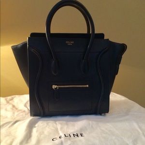 Celine micro luggage tote